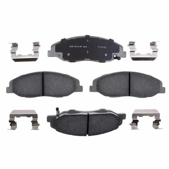 2012 Cadillac CTS - Front Ceramic Brake Pad Set, 3.6L 6Cyl, 2nd Generation; Gm Brake Code Je5; Oe Equipped With Ceramic Pads, Silver Series