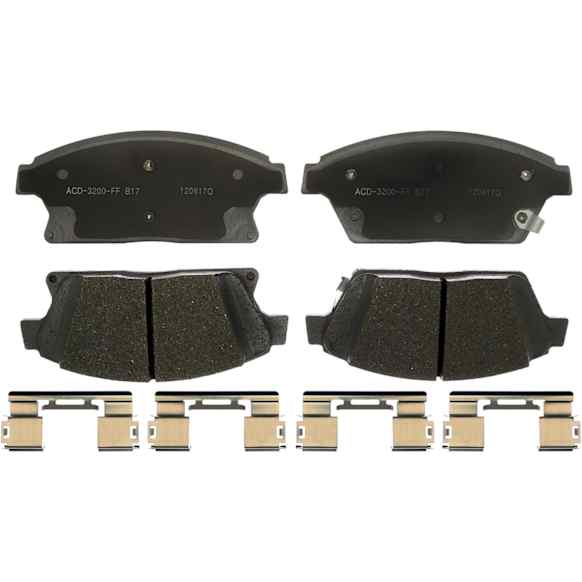 2019 Cadillac ATS - Front Ceramic Brake Pad Set, 2.0L 4Cyl, Without Brembo Calipers; Without Slotted Brake Rotors, Advantage Series
