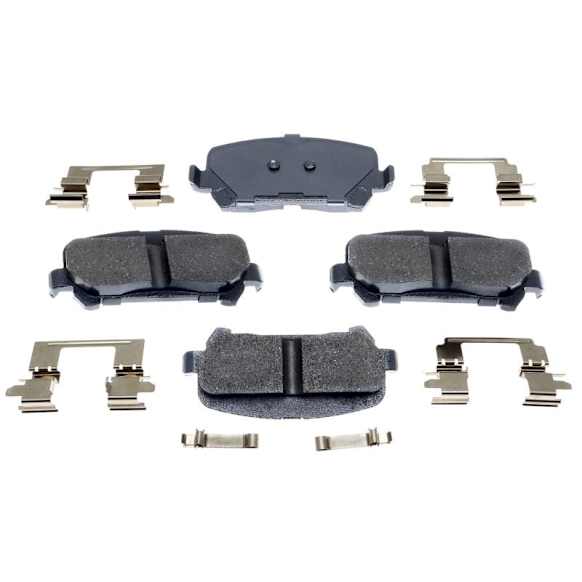 14D1806CHF1 Rear Silver Series Ceramic Brake Pad Set
