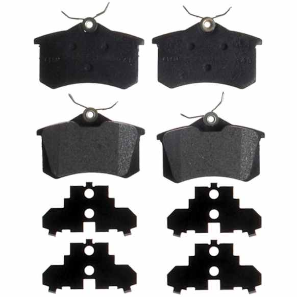 14D340AMH Rear Advantage Series Semi-metallic Brake Pad Set