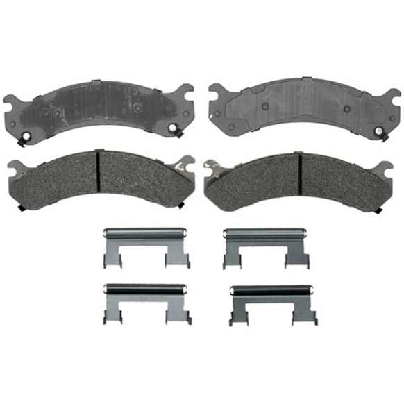 2008 Cadillac DTS - Front Semi-metallic Brake Pad Set, 4.6L 8Cyl, GM Brake Code J55, Advantage Series