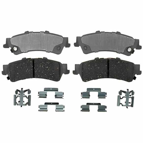 2003 Chevrolet Silverado 1500 - Rear Ceramic Brake Pad Set, 4.8L 8Cyl, Single Piston Caliper, Advantage Series