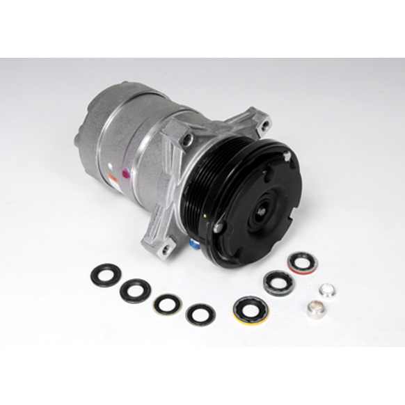 1992 Chevrolet Astro - A/C Compressor, A/C - MANUAL CONTROLS(C60), With Clutch, 6-Groove Pulley, 4.3L 6Cyl, GM Original Equipment Series