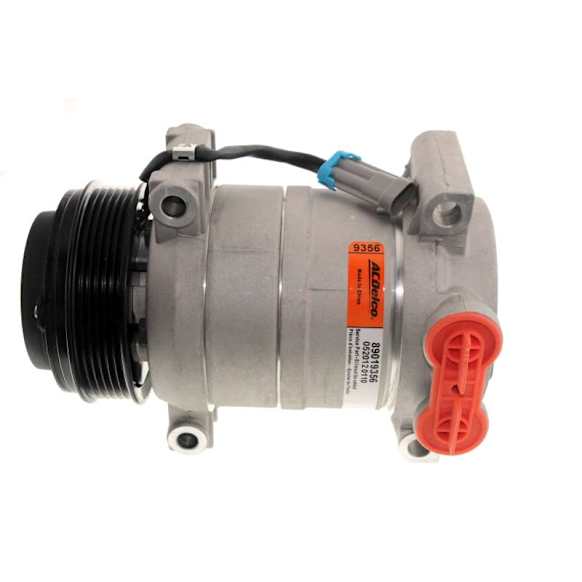 2002 Chevrolet Express 2500 - A/C Compressor, With Clutch, 6-Groove Pulley, 5.0L 8Cyl, GM Original Equipment Series