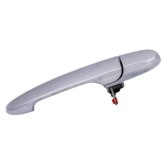 15936038 Front, Passenger Side Chrome Exterior Door Handle, Without Door Lock Hole, OE Replacement Series
