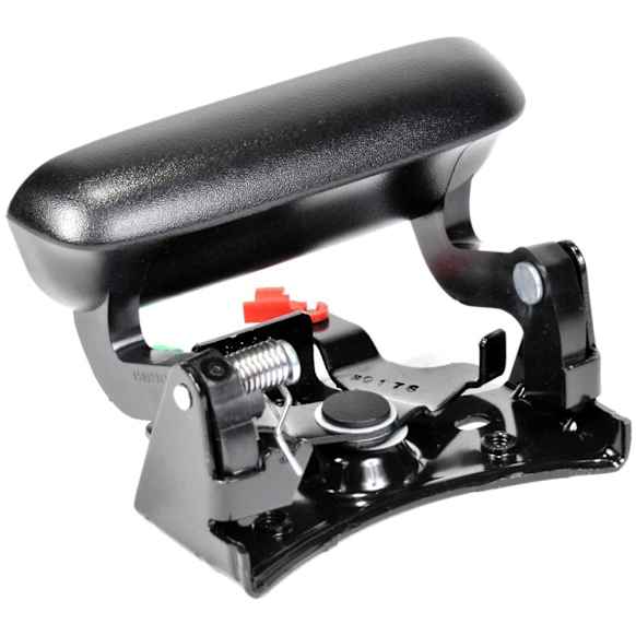 15997911 Tailgate Handle, Black Plastic and Steel Without Key Hole