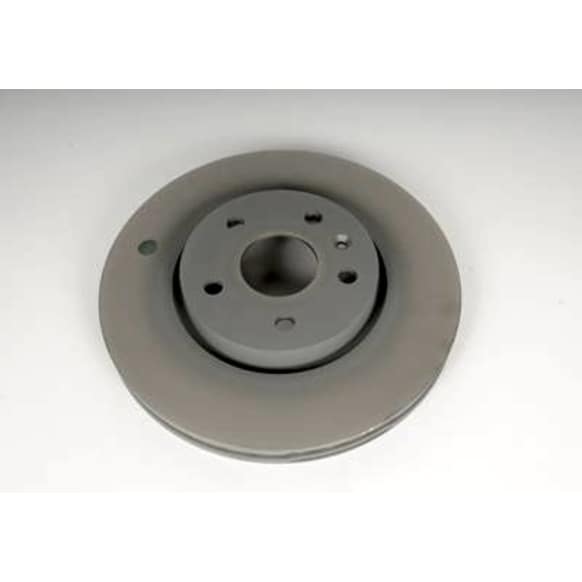 177-1075 Front, Driver or Passenger Side Brake Disc, Natural Finish, Plain Surface, Vented, GM Original Equipment Series