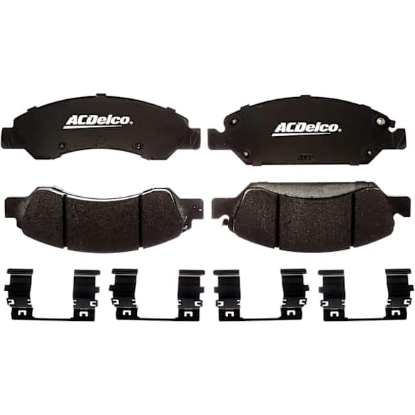 2009 Chevrolet Tahoe - Front Ceramic Brake Pad Set, 4.8L 8Cyl, with Police Package, without Police Package, Gold Series