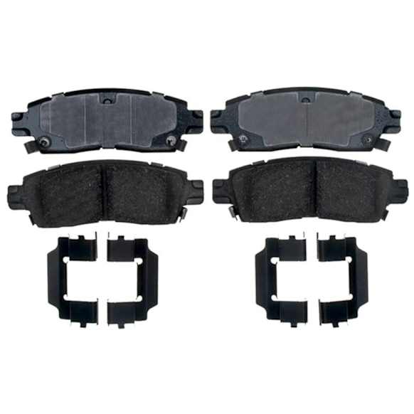 2006 Chevrolet SSR - Rear Ceramic Brake Pad Set, 6.0L 8Cyl, 2nd Generation, Copper Free Friction Formula, Professional Series