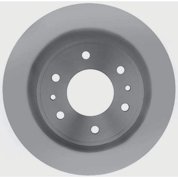 18A1207AC Rear Brake Disc, Plain Surface, Advantage Series