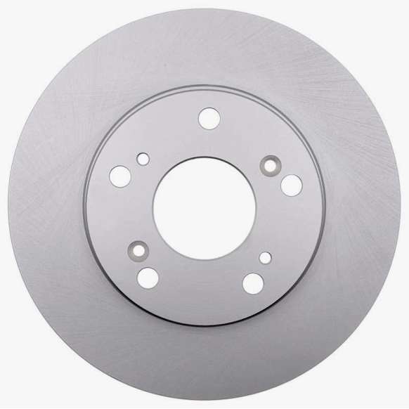 18A1319AC Rear, Driver or Passenger Side Brake Disc, Natural Finish, Plain Surface, FWD, Advantage Series