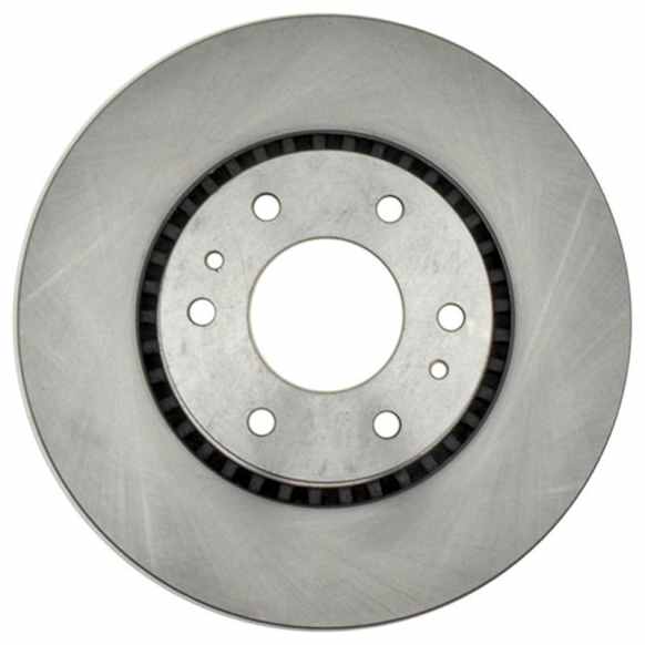 18A1421A Brake Disc, Natural Finish, Plain Surface, Vented, 6 Lugs, Advantage Series