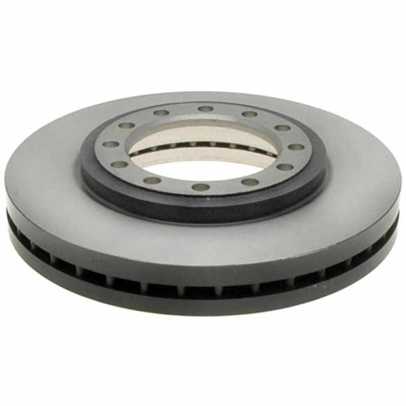 18A1448 Front, Driver or Passenger Side Brake Disc, Natural Finish, Plain Surface, 12 Lugs, 293.12 mm, Professional Series