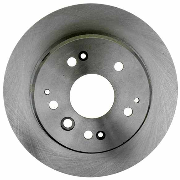18A1611A Rear Brake Disc, Plain Surface, Solid, 5 Lugs,, Advantage Series