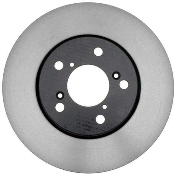 18A1761 Front, Driver or Passenger Side Brake Disc, Natural Finish, Plain Surface, 3.5L, 6Cyl, DuraStop Series
