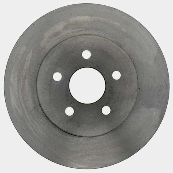 18A235A Rear, Driver or Passenger Side Brake Disc, Natural Finish, Plain Surface, OE Replacement Series