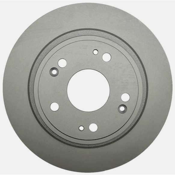 18A2546AC Rear, Driver or Passenger Side Brake Disc, Natural Finish, Plain Surface, Advantage Series