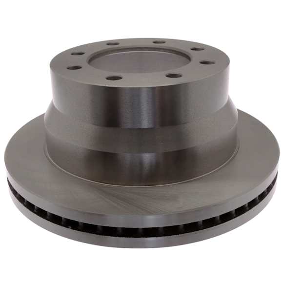 18A2630A Rear, Driver or Passenger Side Brake Disc, Plain Surface, 8 Lugs, Silver Series