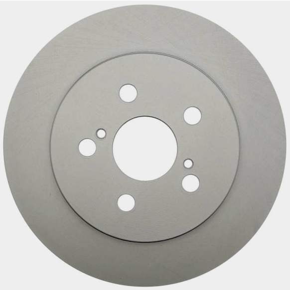 18A2635AC Rear, Driver or Passenger Side Brake Disc, Plain Surface, 5 Lugs, 259.08 mm, FWD, Silver Series