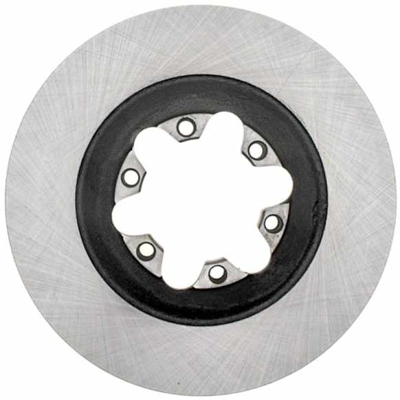 18A2637A Front, Driver or Passenger Side Brake Disc, Natural Finish, Plain Surface, OE Replacement Series