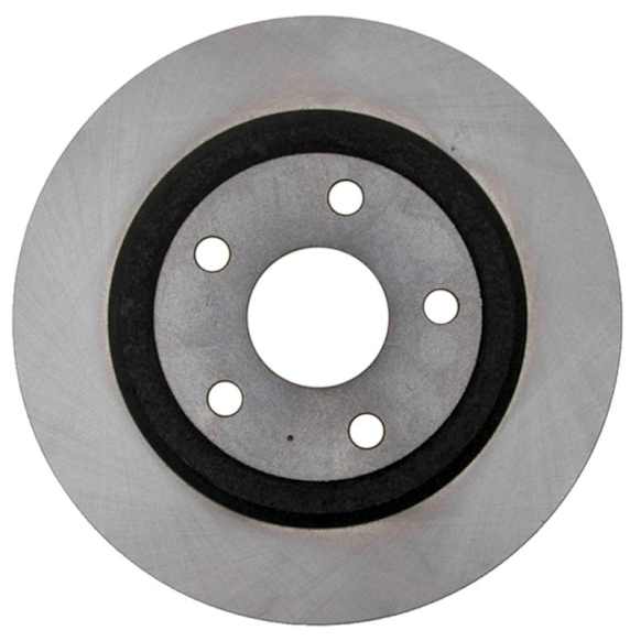 18A2792A Rear, Driver or Passenger Side Brake Disc, Plain Surface, Solid, 5 Lugs, Advantage Series