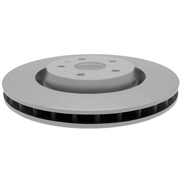 18A2937AC Front, Driver or Passenger Side Brake Disc, Natural Finish, Plain Surface, Advantage Series