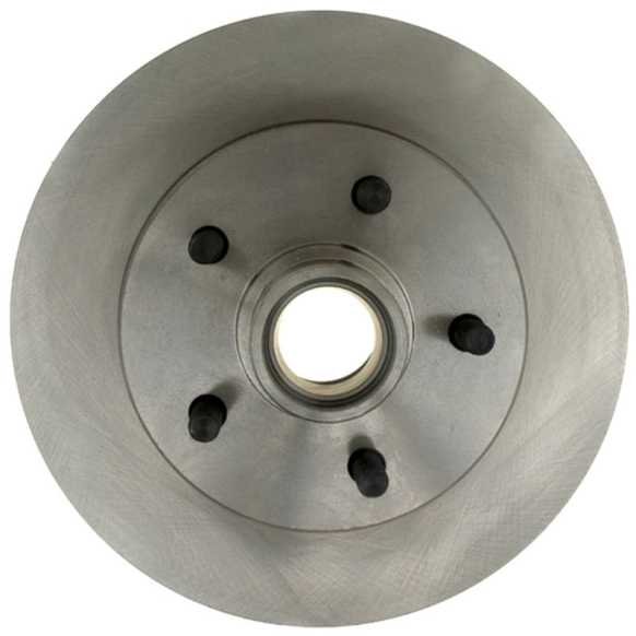 18A296A Front, Driver or Passenger Side Brake Disc, Plain Surface, Vented, 5 Lugs, Advantage Series