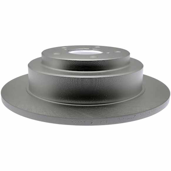 18A396AC Rear, Driver or Passenger Side Brake Disc, Plain Surface, 5 Lugs, 266.7 mm, Silver Series