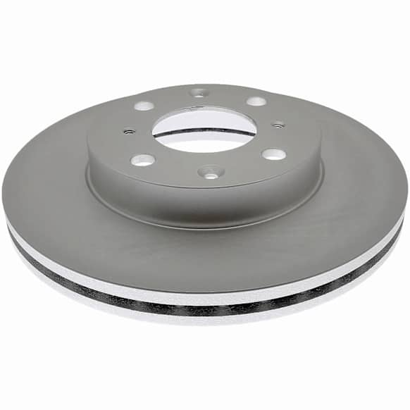 18A413AC Front, Driver or Passenger Side Brake Disc, Plain Surface, 4 Lugs, 238.76 mm, Silver Series