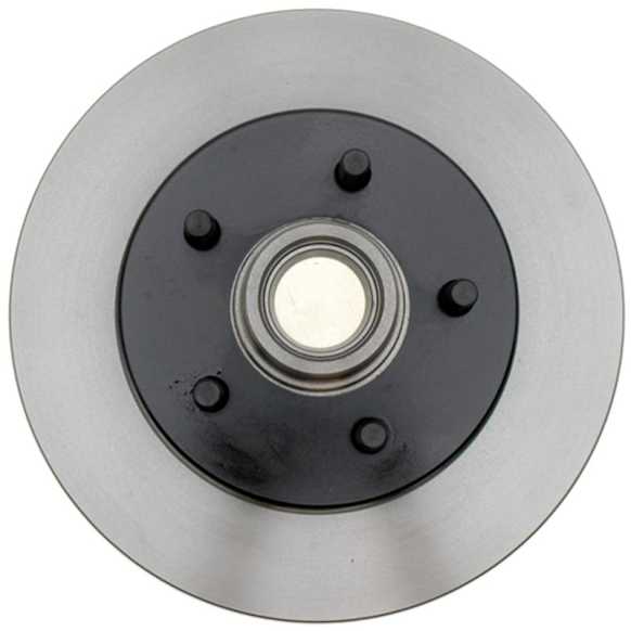 18A503 Front, Driver or Passenger Side Brake Disc, Natural Finish, Plain Surface, RWD, DuraStop Series