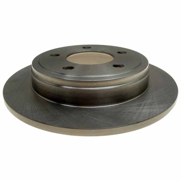 18A550A Rear, Driver or Passenger Side Brake Disc, Natural Finish, Plain Surface, Advantage Series