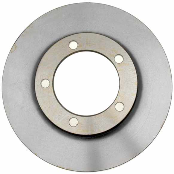 18A686 Front, Driver or Passenger Side Brake Disc, Natural Finish, Plain Surface, DuraStop Series