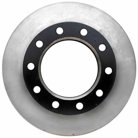 18A717 Rear, Driver or Passenger Side Brake Disc, Natural Finish, Plain Surface, DuraStop Series