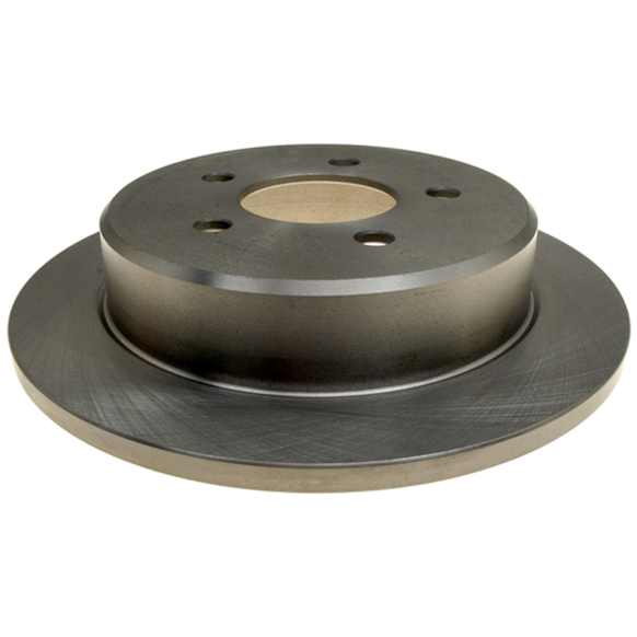 18A731A Rear, Driver or Passenger Side Brake Disc, Plain Surface, 5 Lugs,, Advantage Series