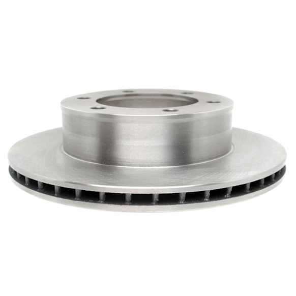 18A735A Front, Driver or Passenger Side Brake Disc, Plain Surface, 6 Lugs, 296.67 mm,, Advantage Series