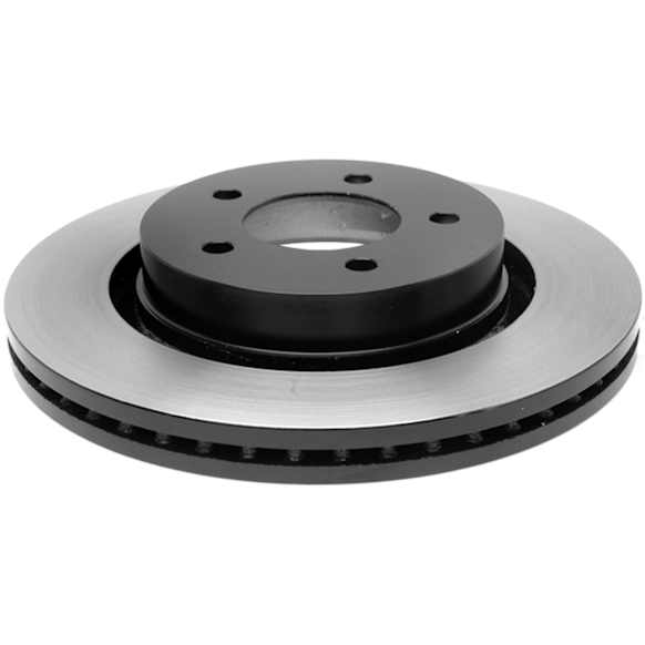 18A936 Front, Driver or Passenger Side Brake Disc, Natural Finish, Plain Surface, DuraStop Series