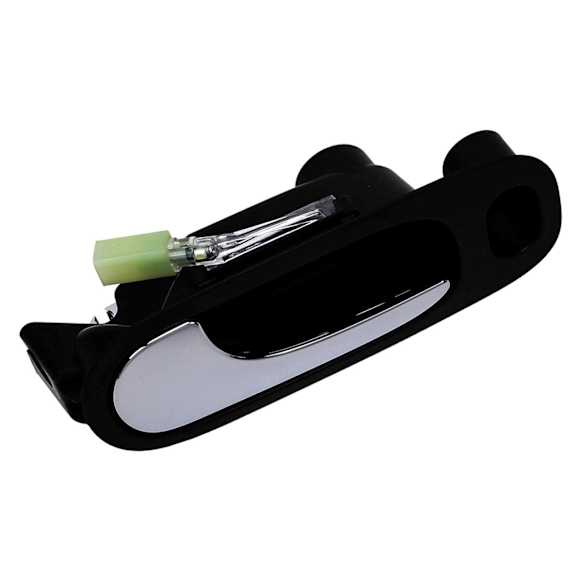 22884884 Front, Driver Side Black knob with chrome lever Interior Door Handle, Without Door Lock Hole, GM Original Equipment Series