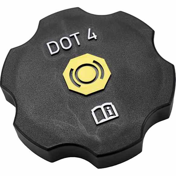 22895243 Brake Master Cylinder Cover - Black, Plastic, Direct Fit