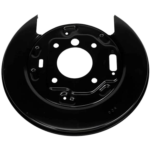 2018 Chevrolet Colorado - Driver Side Brake Dust Shields, Crew Cab Pickup, RWD, 140.5 in. Wheelbase, Black, Steel