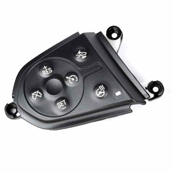 2016 Chevrolet Suburban - Cruise Control Switch, Cruise Control(K34), Leather Wrapped Steering Wheel(NP5), Forward Collision Alert Ind Sensor(UEU), Steering Wheel Accessory Controls(UK3), Heated Steering Wheel Switch(UVD), Interior Trim Color(4Dp), Interior Trim Color(4Ey)