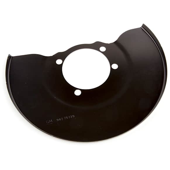 94775729 Front, Passenger Side Brake Dust Shields Black, Steel, GM Original Equipment Series