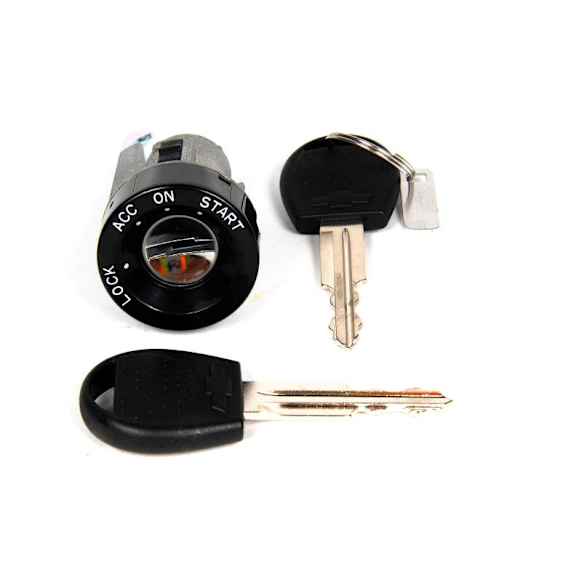 2008 Chevrolet Aveo5 - Ignition Lock Cylinder, EXCEPT PASSIVE THEFT DETERENT KEYLESS ENTRY(UA5); EXCEPT PASSIVE THEFT DETERENT KEYLESS ENTRY(UA5), STEP TWO SECURITY IMMOBILIZATION SYS(BAH); INCLUDES KEYS