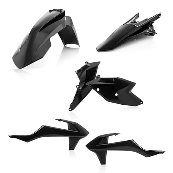 2018 KTM 350 EXC-F - Direct Fit, Plastic Kit, Black