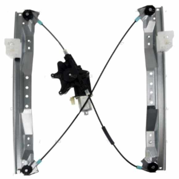 386934 Front, Driver Side OE Replacement Series Power Window Regulator, With Motor