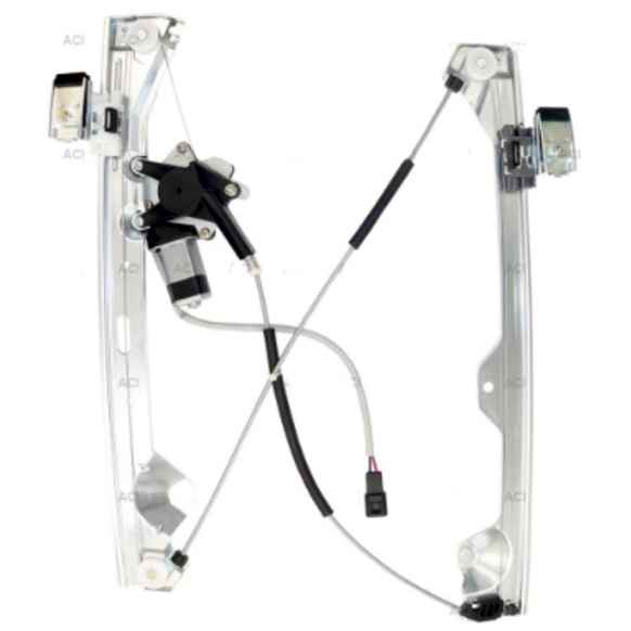 82226 Rear, Driver Side OE Replacement Series Power Window Regulator, With Motor