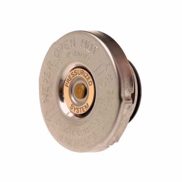 1993 Cadillac Eldorado - Radiator Cap, Round, 15 lbs., Polished, Steel, Sold Individually, Professional Series