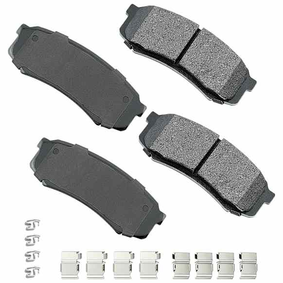 2005 Lexus GX470 - Rear Ceramic Brake Pad Set, 4.7L 8Cyl, 4WD, Pro-ACT Series