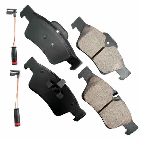 2008 Mercedes Benz R350 - Rear Ceramic Brake Pad Set, 3.5L 6Cyl, AWD, Euro Series
