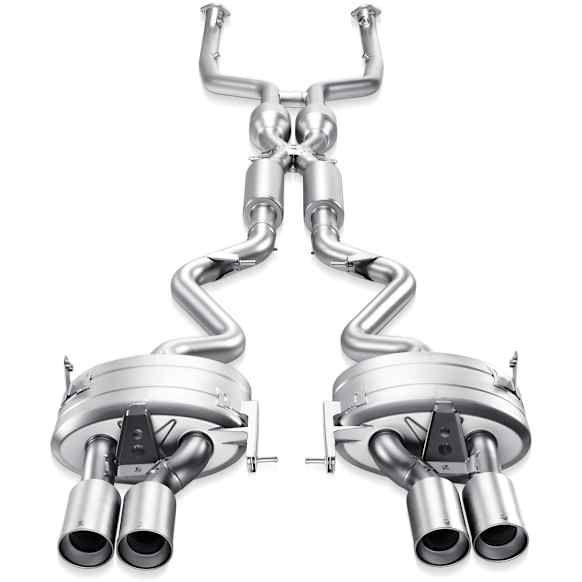 ME-BM/T/2 Evolution Cat-Back Exhaust System, Titanium, With Catalytic Converter, Does Not Include Exhaust Tips