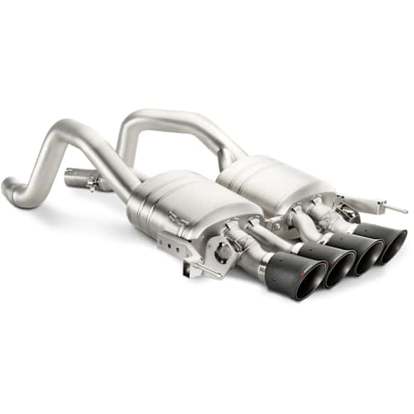 MTP-CO/TI/2 Slip-On Axle-Back Exhaust System, Titanium, Includes Carbon Fiber Exhaust Tips